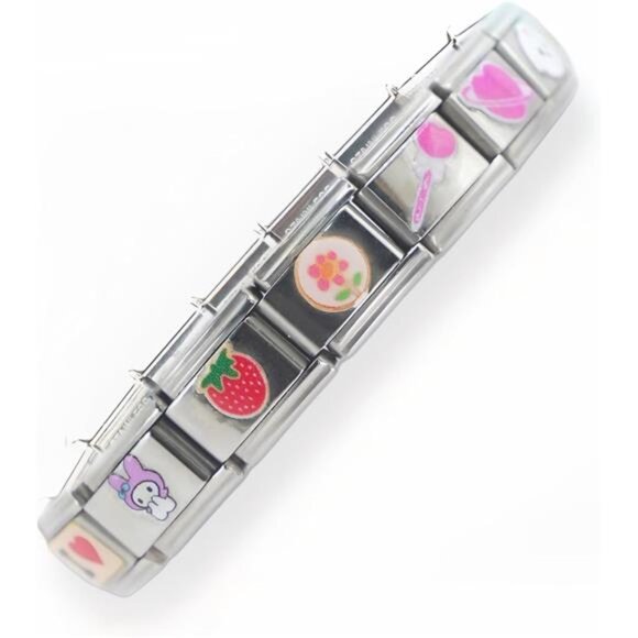 Full 18 Charm Italian Charm Bracelet - Picture 2 of 7